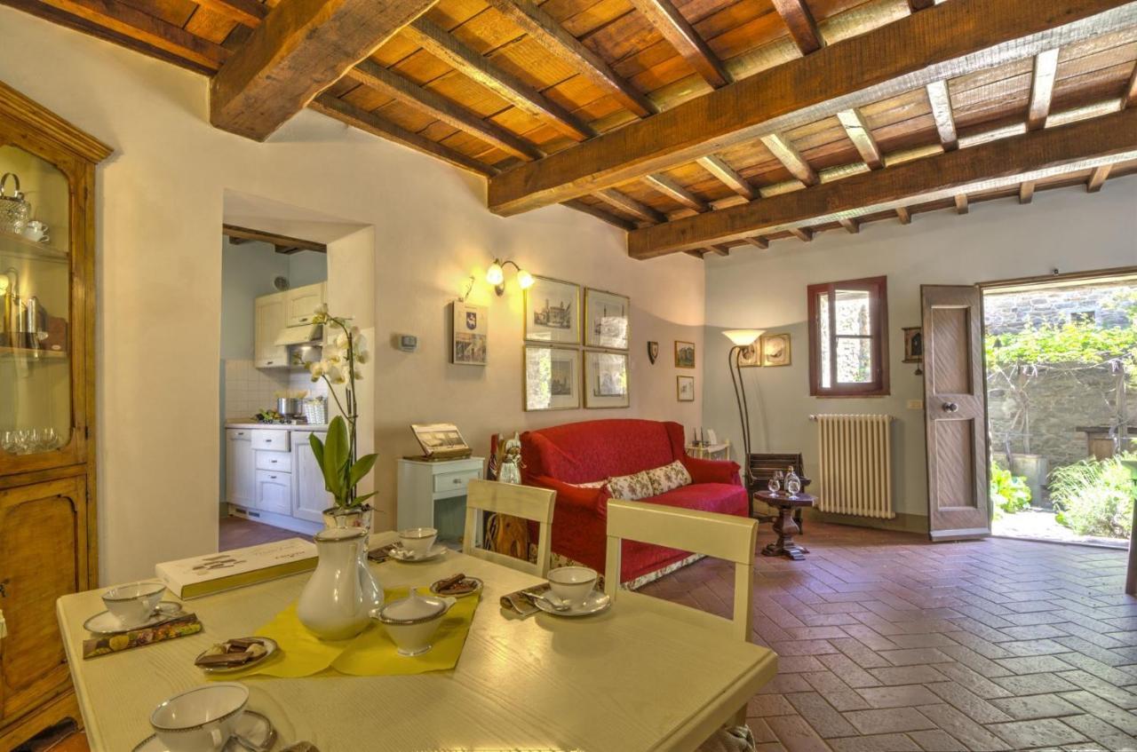 Antico Borgo Montefienali Apartment Il Portico Gaiole in Chianti Exterior foto