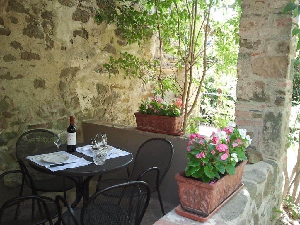 Antico Borgo Montefienali Apartment Il Portico Gaiole in Chianti Exterior foto
