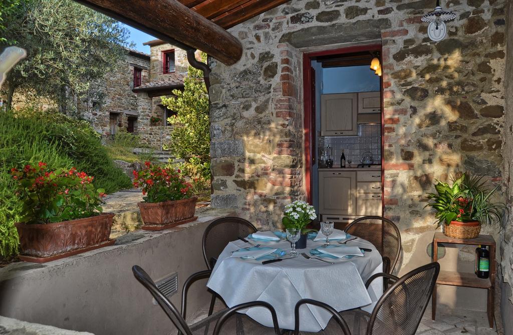 Antico Borgo Montefienali Apartment Il Portico Gaiole in Chianti Exterior foto